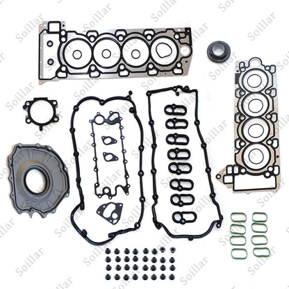 5.0L Engine Rebuild Gasket+Piston(w/rings)+Valve Kit For Jaguar Land Rover AJ133