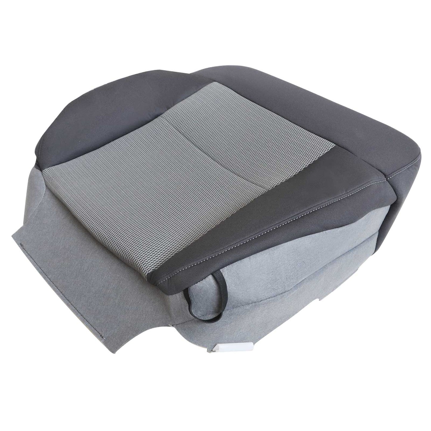 2004-2008 For Ford F150 XLT STX FX4 Front Driver & Passenger Bottom & Top Cloth Seat Cover Dark Gray