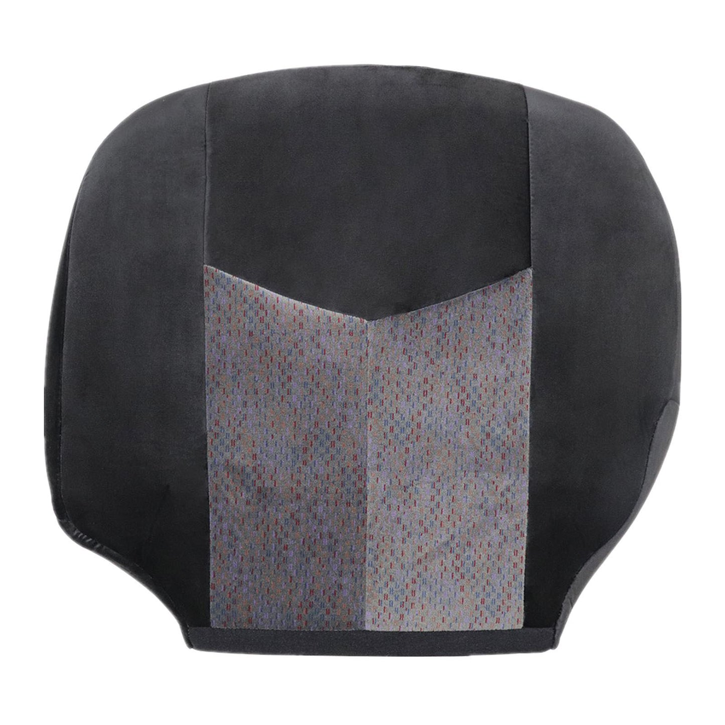 For 2003-2006 Chevy Silverado GMC Sierra 1500 2500 3500 Front Driver & Passenger Bottom & Top Cloth Seat Cover Dark Gray