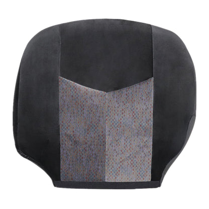 For 2003-2006 Chevy Silverado GMC Sierra 1500 2500 3500 Front Driver & Passenger Bottom & Top Cloth Seat Cover Dark Gray