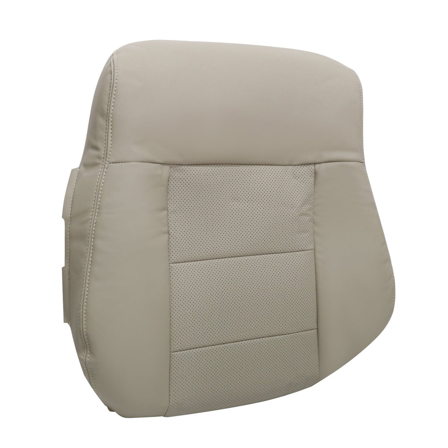 For 2010-2016 Mercedes Benz E200 E250 E300 E350 Passenger Top Replacement Leather Seat Cover Tan