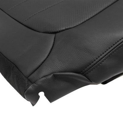 For 2008-2012 Buick Enclave 4-Door Driver Bottom Leather PERF Seat Cover Black