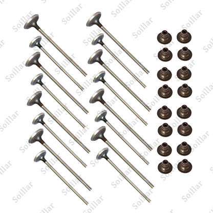 1.8L Engine Intake & Exhaust Valve Kit For 11-18 FITS CHEVY SONIC CRUZE