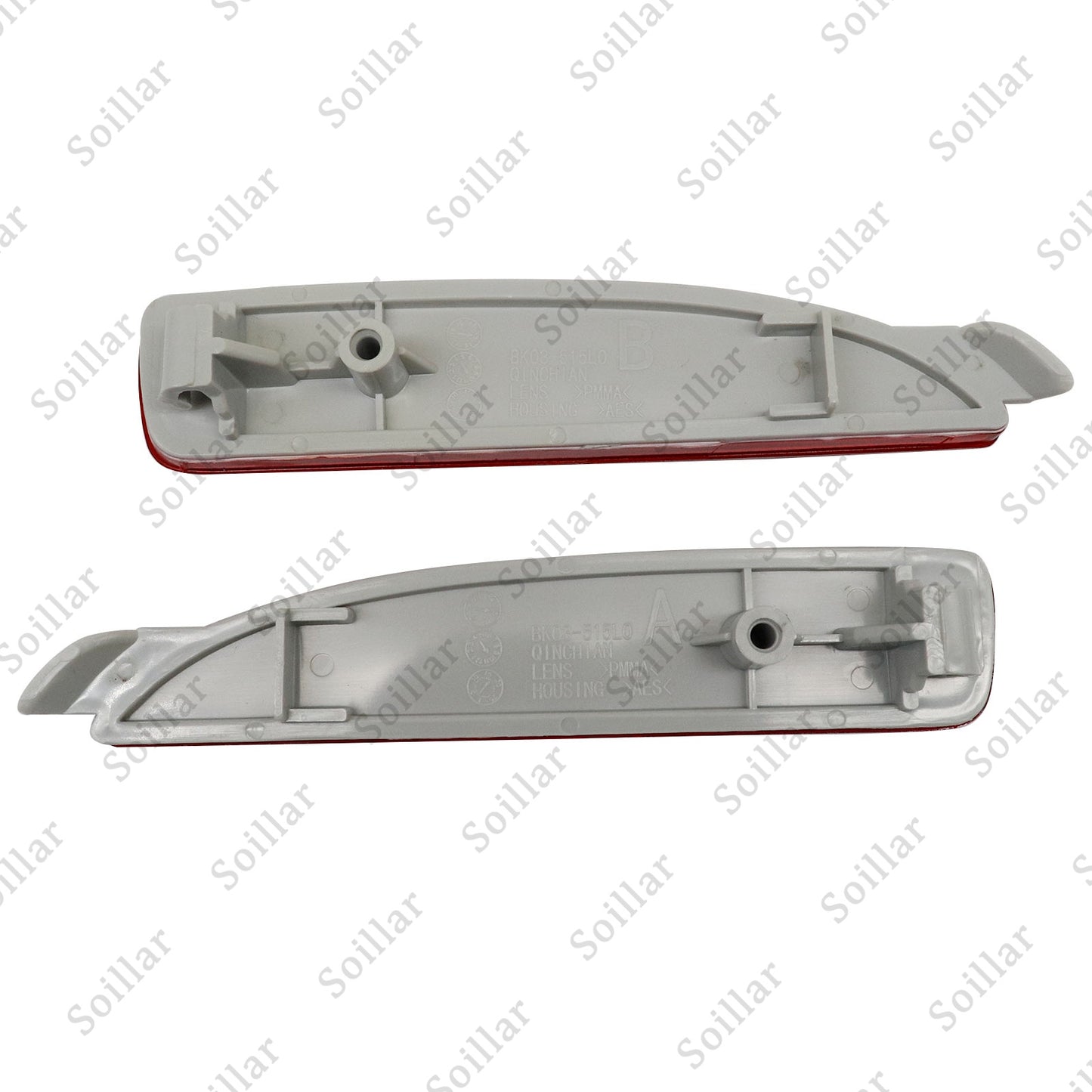 1 Pair Rear Bumper Reflector LH & RH D350515M0E For 2004-2018 Mazda 3 Sport