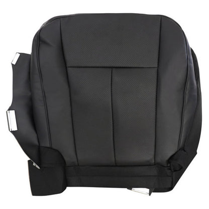 For 2007-2014 Ford Expedition Limited Front Driver & Passenger Bottom & Top Leather Seat Cover Black