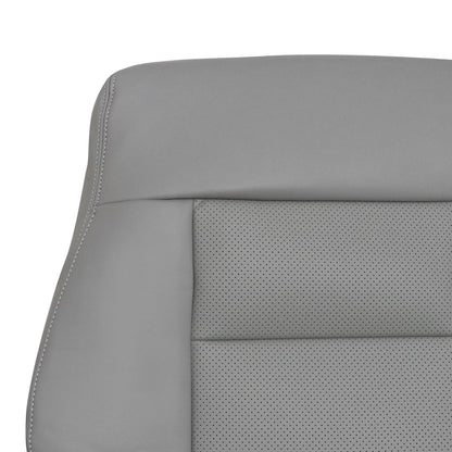 For 2010-2016 Mercedes Benz E200 E250 E300 E350 Passenger Top Replacement Leather Seat Cover Gray