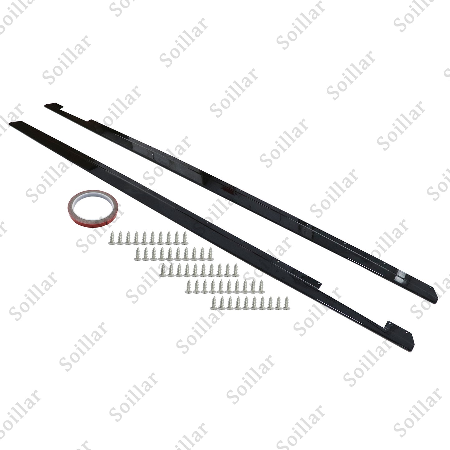 Gloss Black Side Skirt Panel Extension Lip Body for BMW G20 G28 M340i 2019-2024