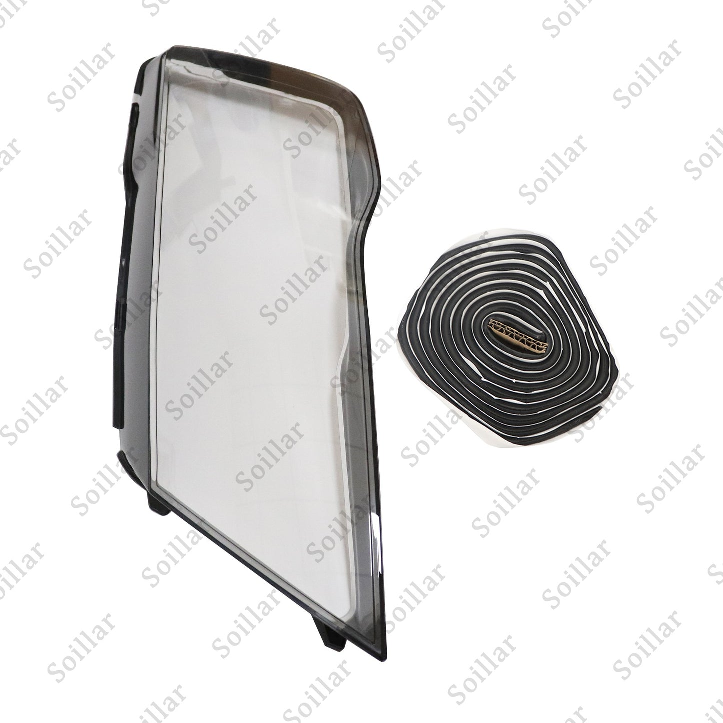 1x Front Left Headlight Clear Lens Shell+ Seal Glue For Audi A7 S7 RS7 2012-2015