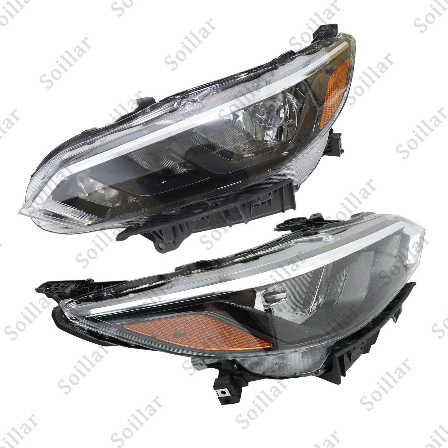 2Pcs Left + Right Side Halogen Headlight For Nissan Sentra S/SV 2024-2025 Models