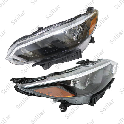 2Pcs Left + Right Side Halogen Headlight For Nissan Sentra S/SV 2024-2025 Models