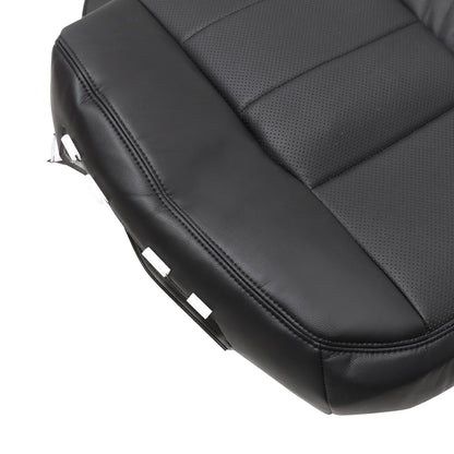 For 2008-2014 Mercedes Benz C250 C300 C350 Driver Top Replacement Leather Seat Cover Black