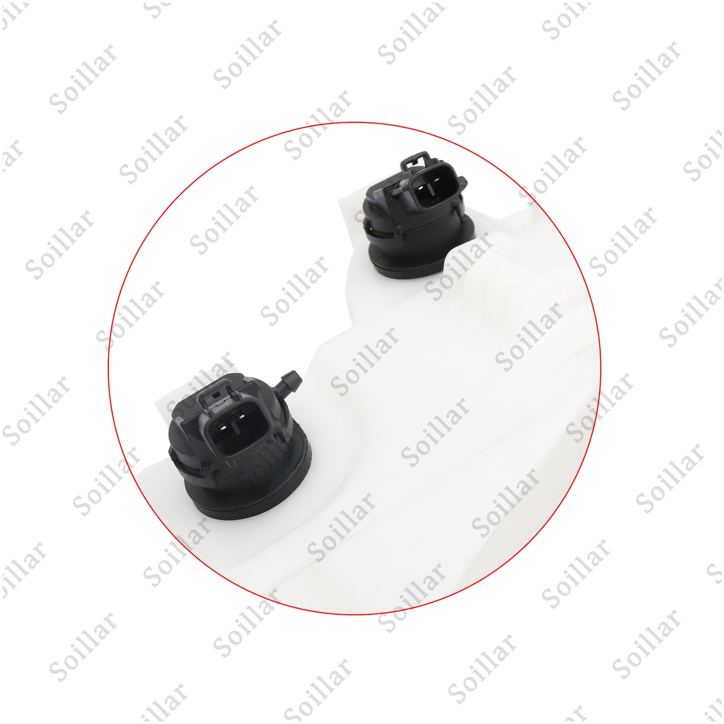 1X Washer Reservoir For Toyota 4Runner 2010-2023 8531560390 with Cap with Pump