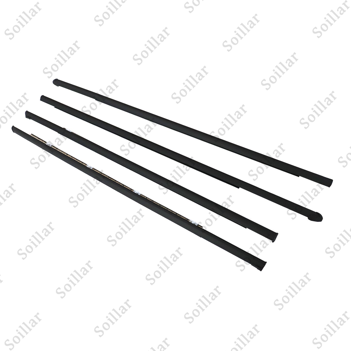 Outer Weatherstrip Door Belt Rubber Set Fits Honda Civic 4D Sedan 1992-1995