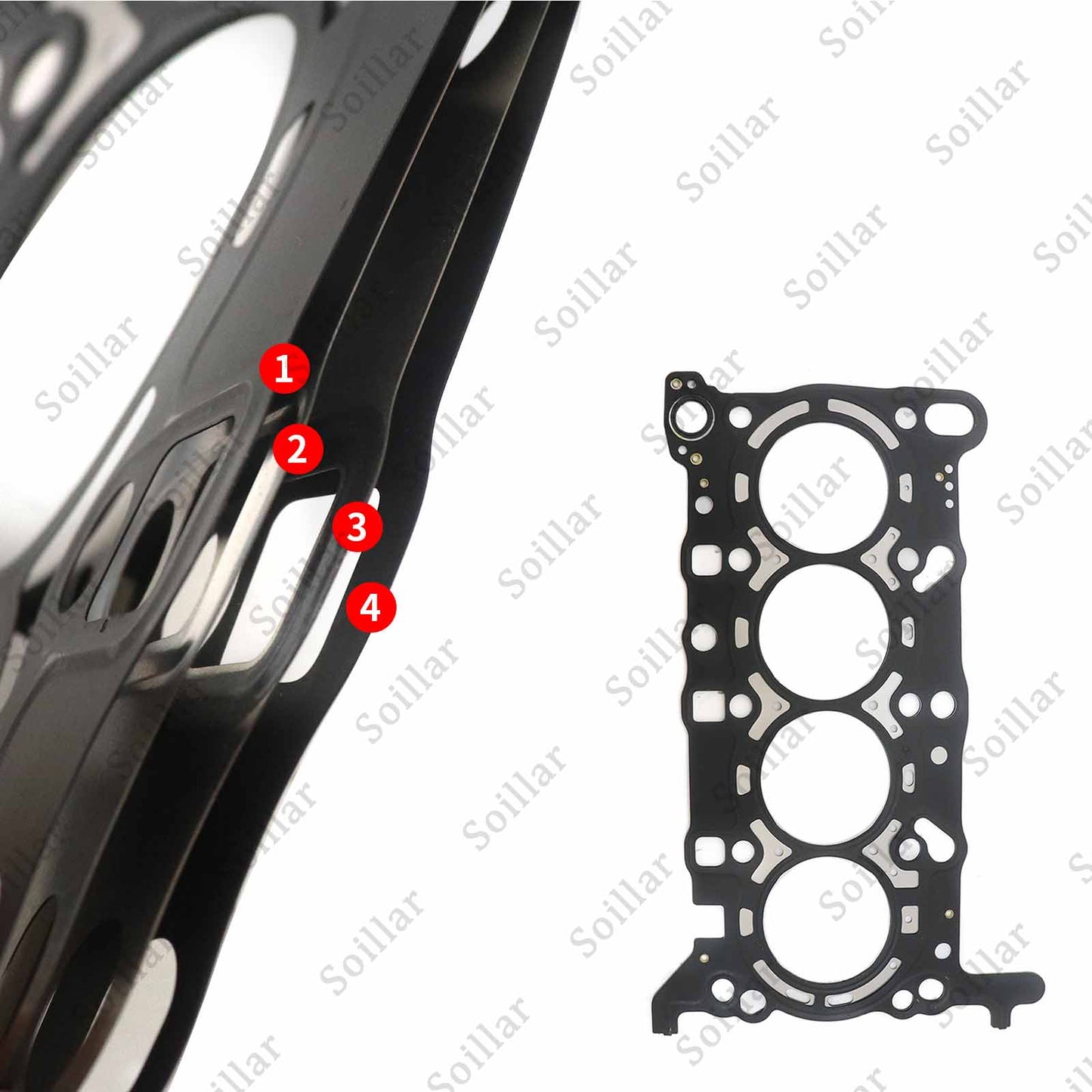 Cylinder Head Gasket Set For 2016-2019 Chevrolet Cruze 1.4L 1.5L L4 DOHC 16V
