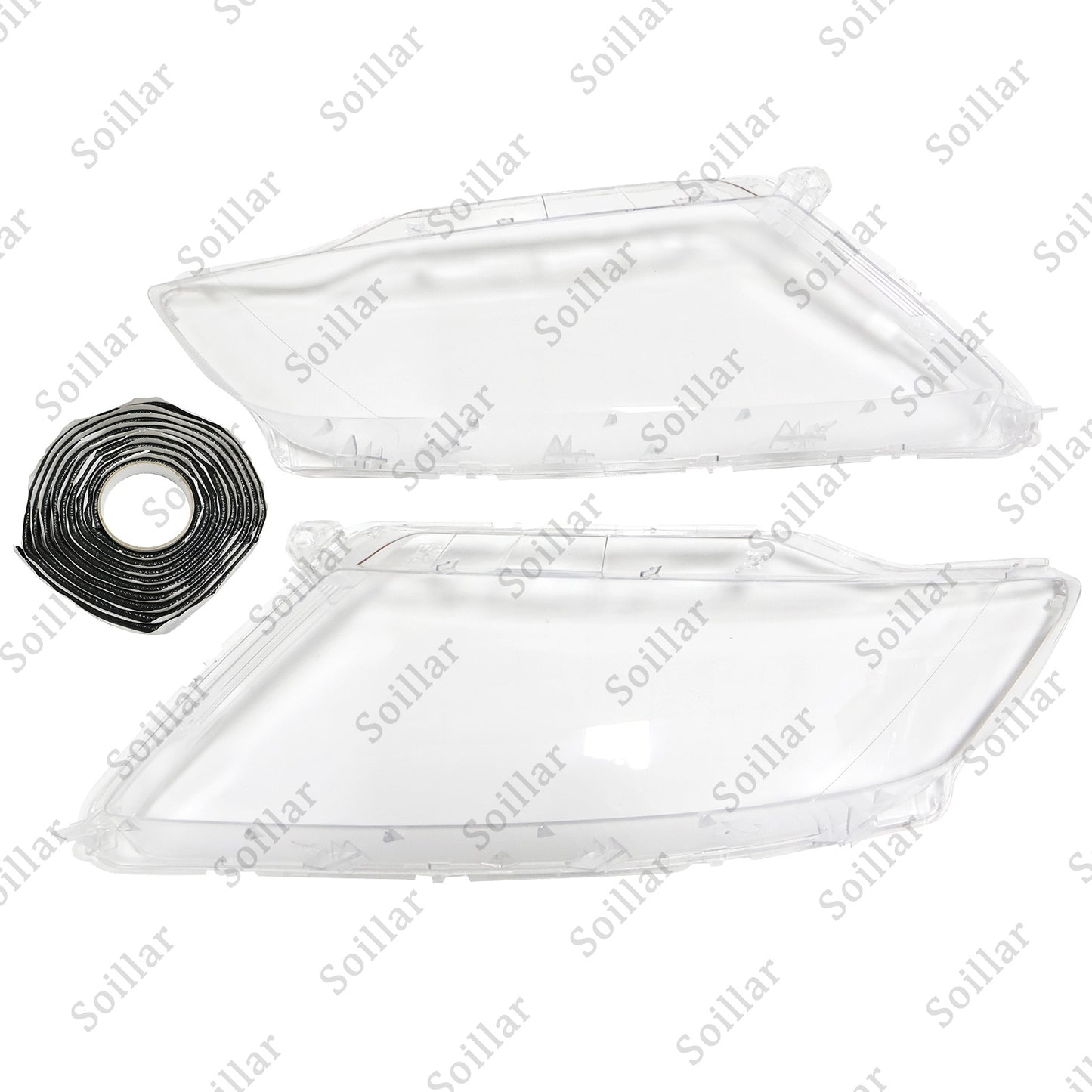 Pair Front Headlight Headlamp Lens Covers Left&Right For Lincoln MKX 2014-2018