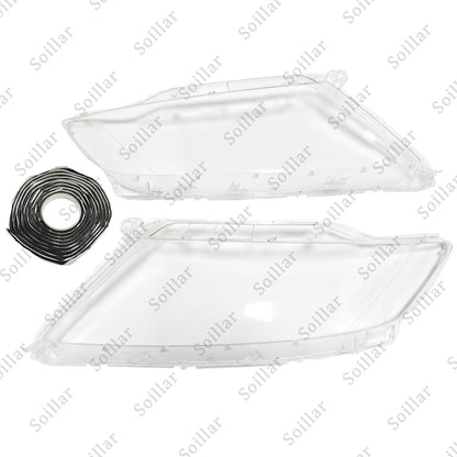 Pair Front Headlight Headlamp Lens Covers Left&Right For Lincoln MKX 2014-2018