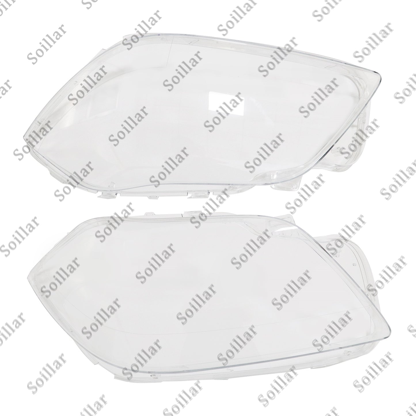 2X Headlamp Headlight Lens Cover LH+RH For Mercedes-Benz GL-Class X166 12-16
