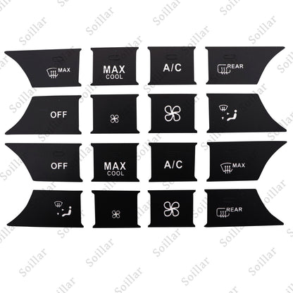 FOR 2007-14 Mercedes Benz Repair Button DOOR Steering A/C Window Radio Stickers