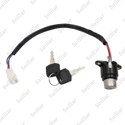 Ignition Key Switch Fit For Honda Shadow Spirit Sabre Aero VT1100 C C2 C3 Black