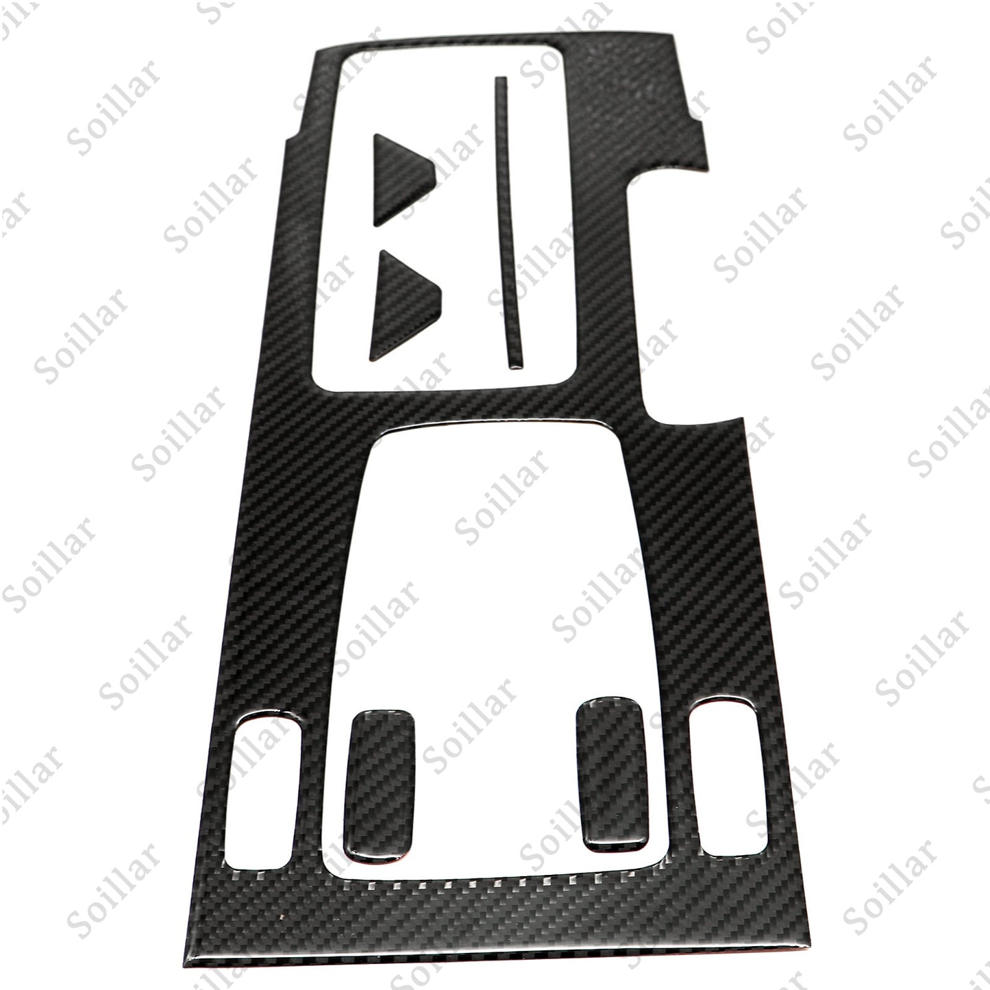 6Pcs For Honda Accord 2013-2017 Carbon Fiber Interior Gear Shift Set Cover Trim