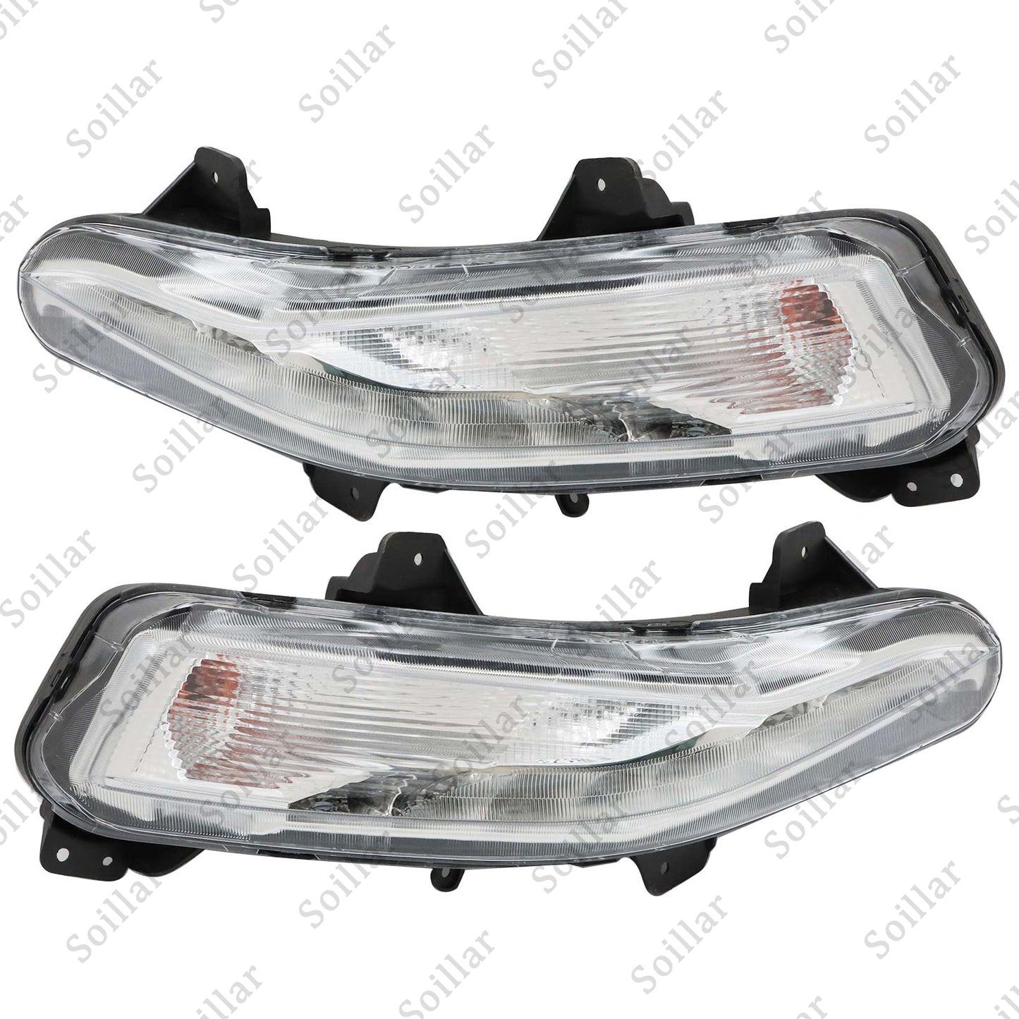 Pair Front Bumper Daytime Running Light RH/LH Side US For Chevy Malibu 2019-2024