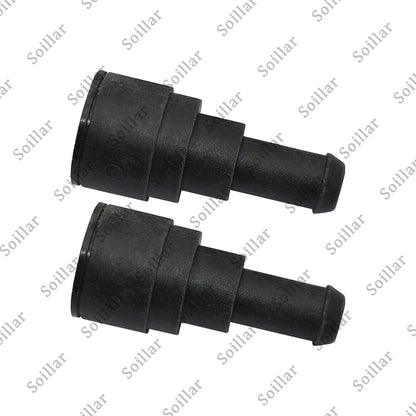 2pcs Heater Core Coolant Hose Connector for Cadillac Chevrolet Tahoe GMC Buick