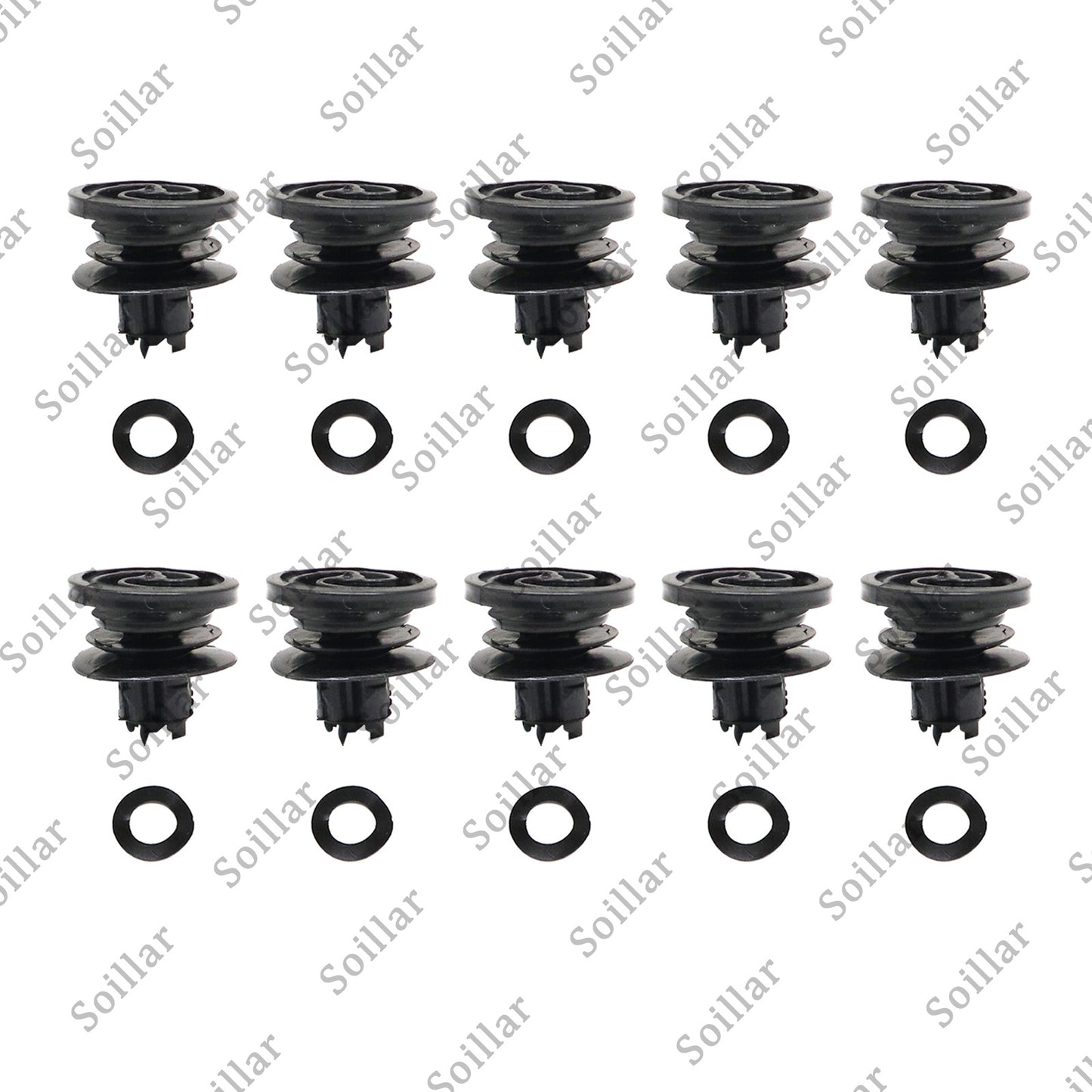 50pcs Door Trim Panel Retainer Push Clip for VW Golf 1998-2006/2010-2012