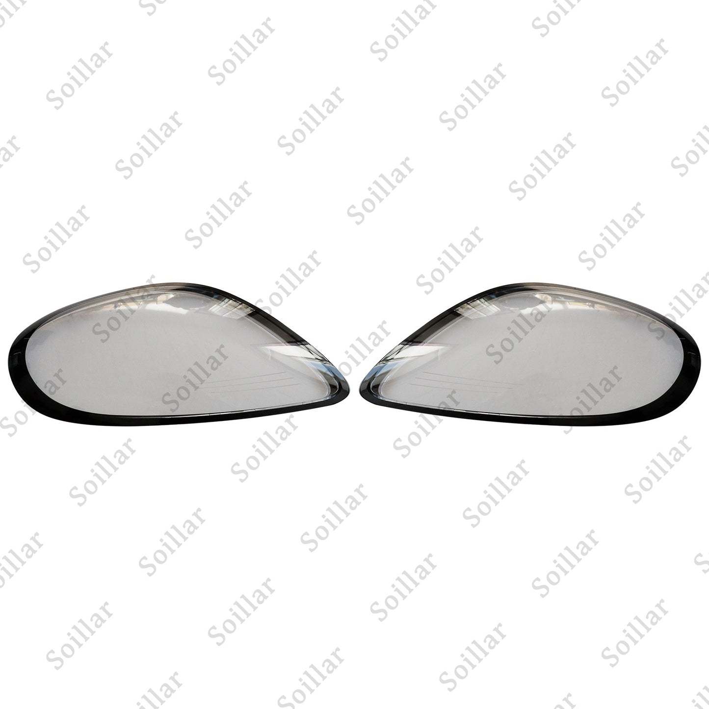 2x Car Front Headlight Lens Cover Shell For Porsche Boxster Cayman 981 2014-2016