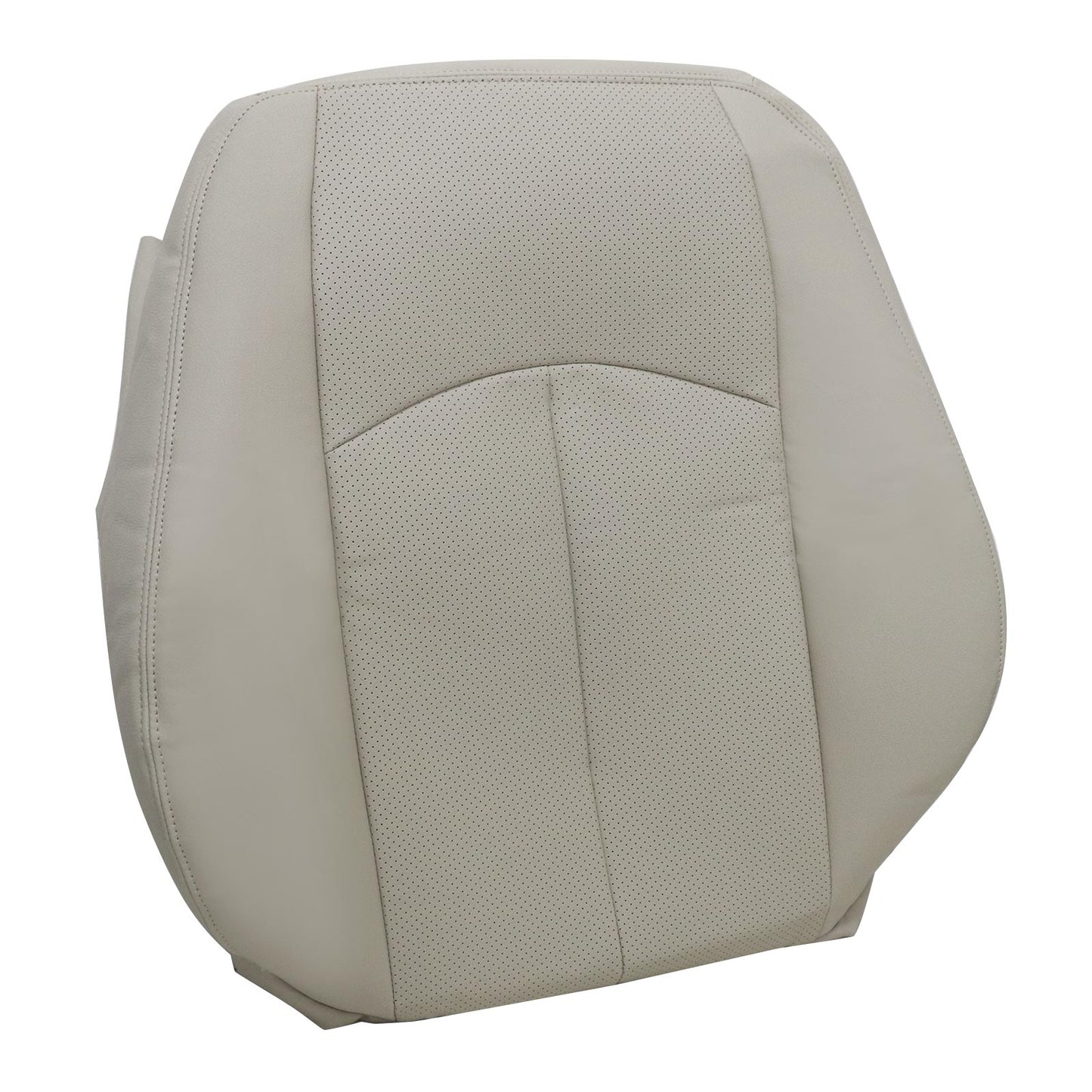 For 2003-2009 Mercedes Benz E63 E280 E300 E320 E350 E500 E550 Driver & Passenger Bottom & Top PERFORATED Leather Seat Cover Light Tan