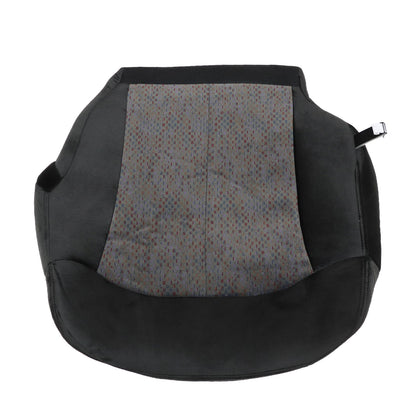 For 1999-2002 Chevy Silverado Driver & Passenger Bottom Cloth Seat Cover Dark Gray