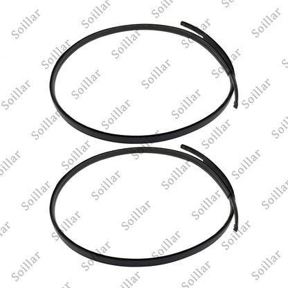 Black High Quality Roof Trim Molding Kit Fit for 06-2016 Toyota Yaris Hatchback