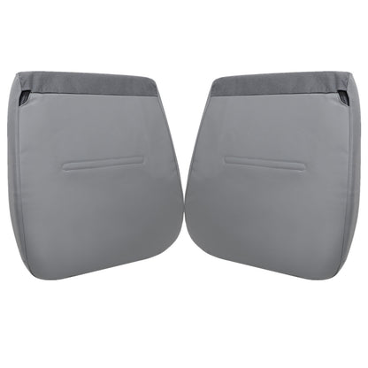 For 2001-2007 Ford F250 F350 F450 Driver-Passenger Bottom-Top Seat Cover Gray