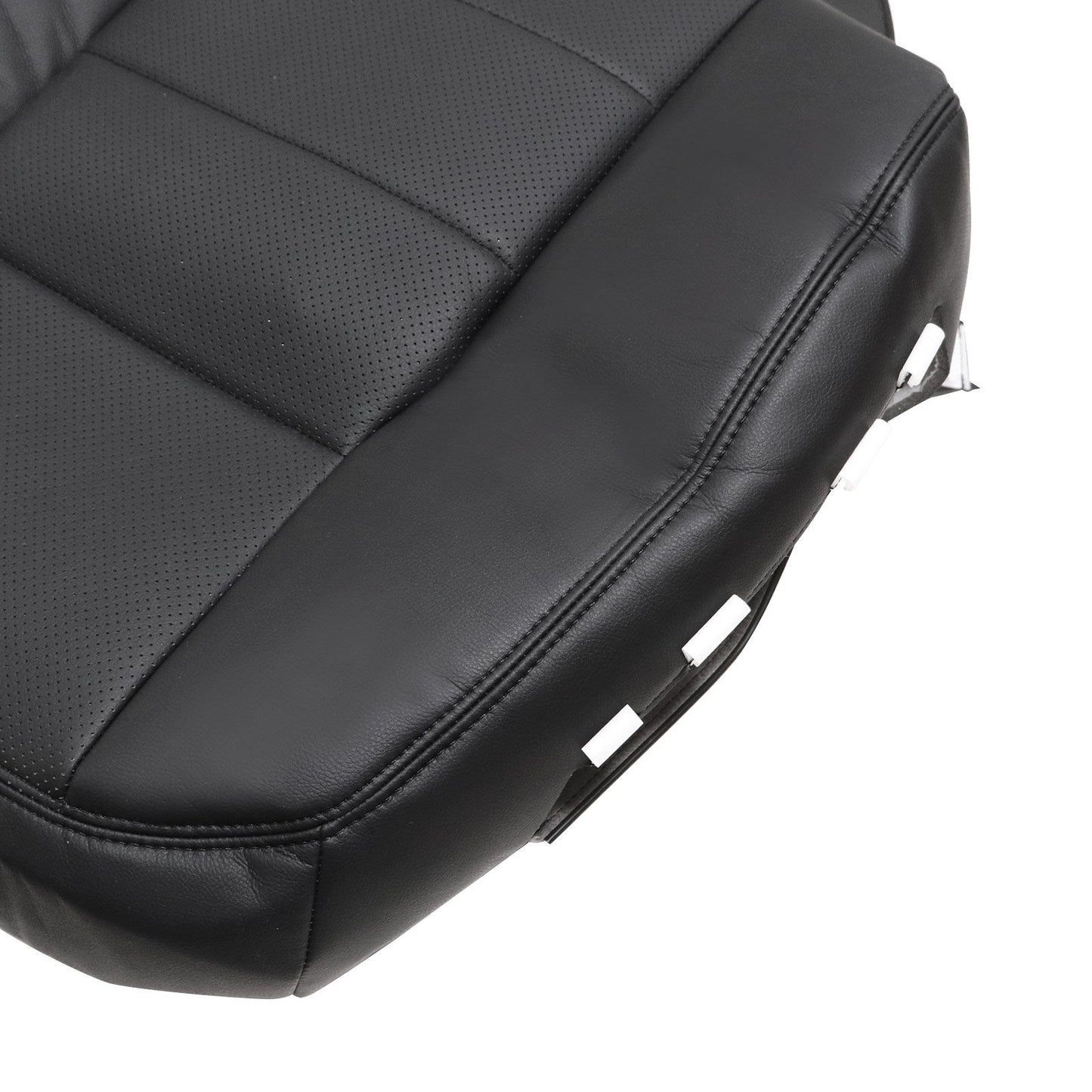 For 2008-2014 Mercedes Benz C250 C300 C350 Passenger Top Replacement Leather Seat Cover Black