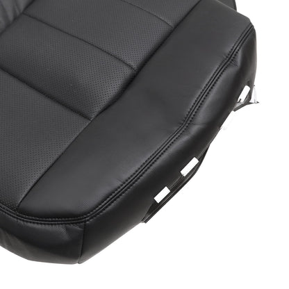 For 2008-2014 Mercedes Benz C250 C300 C350 Passenger Top Replacement Leather Seat Cover Black