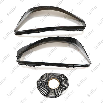 Headlight Headlamp Lens Cover+Sealant Glue For Mercedes-Benz S-Class W223 2020+