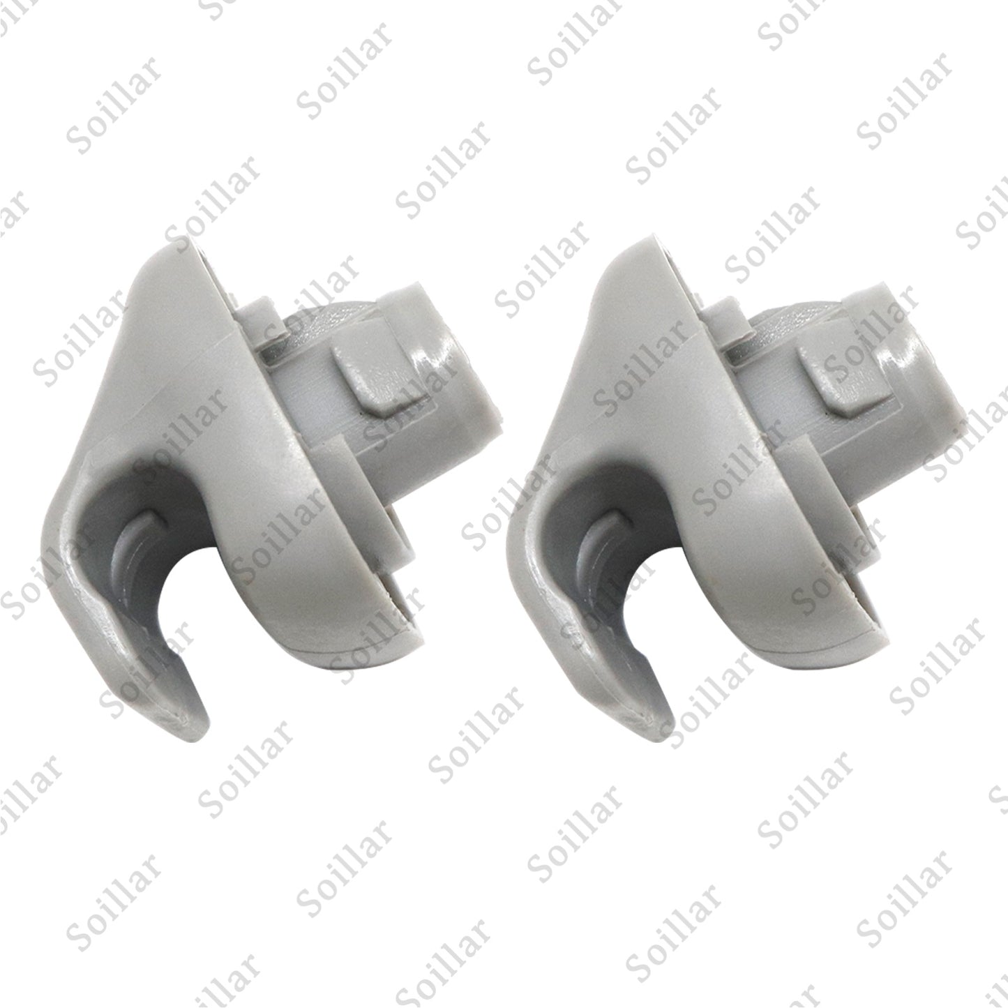 2* Sun Visor Shade Holder Clip Retainer Gray 88217S04003ZA For Honda Civic CR-V