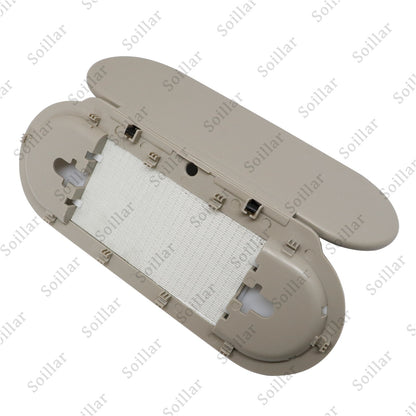FOR BMW Mini Cooper F55 F56 F60 2015-2022 Gray Sun Visor Vanity Mirror Cover USA
