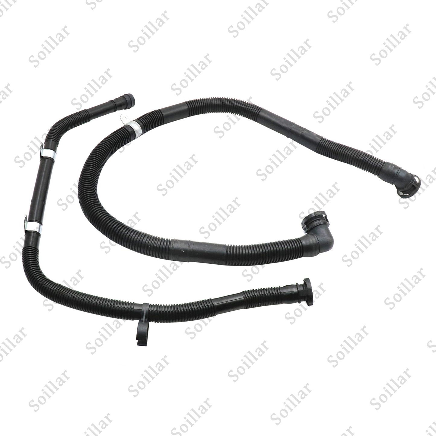 2PCS Air Pump Connecting Hose For VW Golf Jetta AWD AWW AUDI TT AWP 1.8T