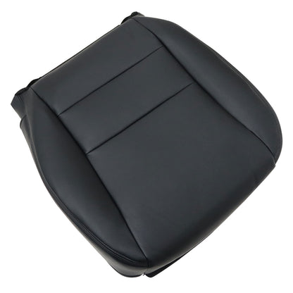 5PCS For 2003-2007 Honda Accord 4-Door Front Driver & Passenger Bottom & Top Leather Seat Cover Black