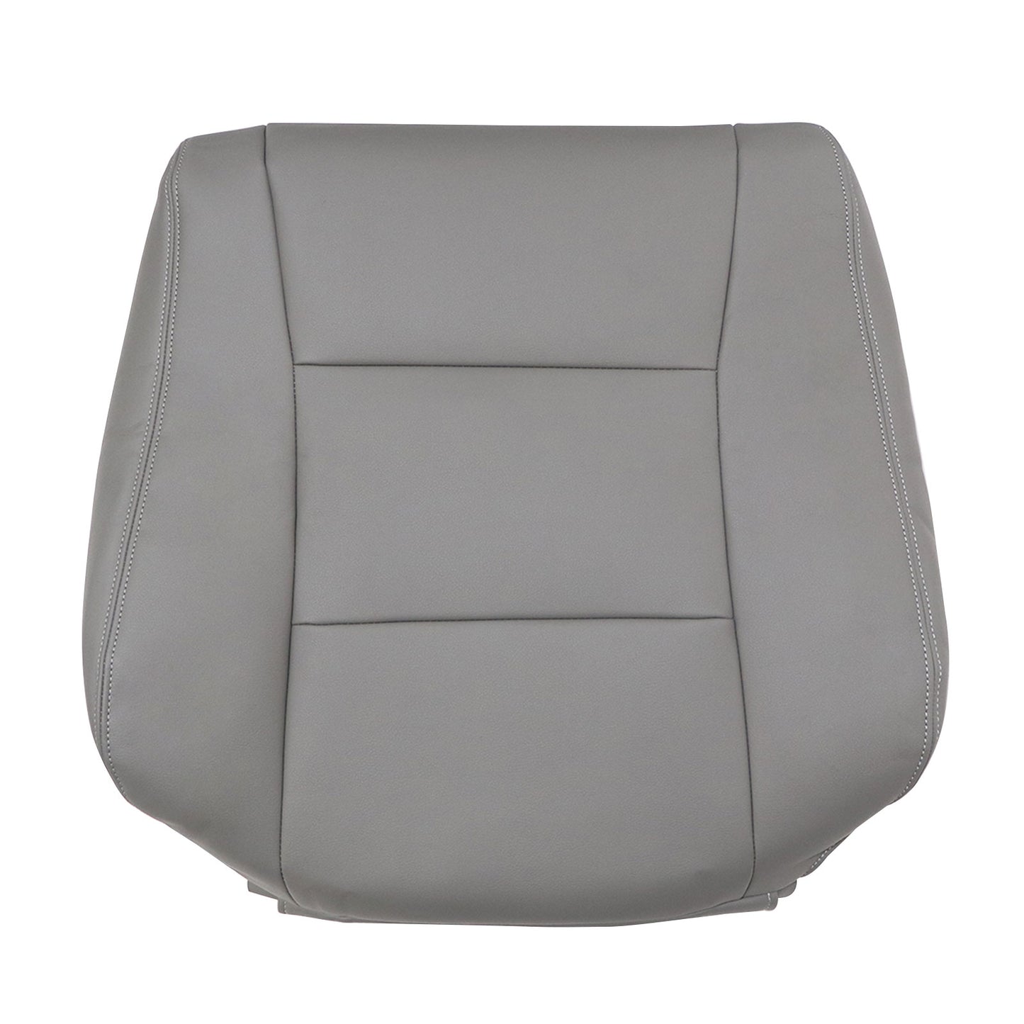 For 1998-2007 Toyota Land Cruiser Front Driver & Passenger Bottom & Top Leather Seat Cover Gray