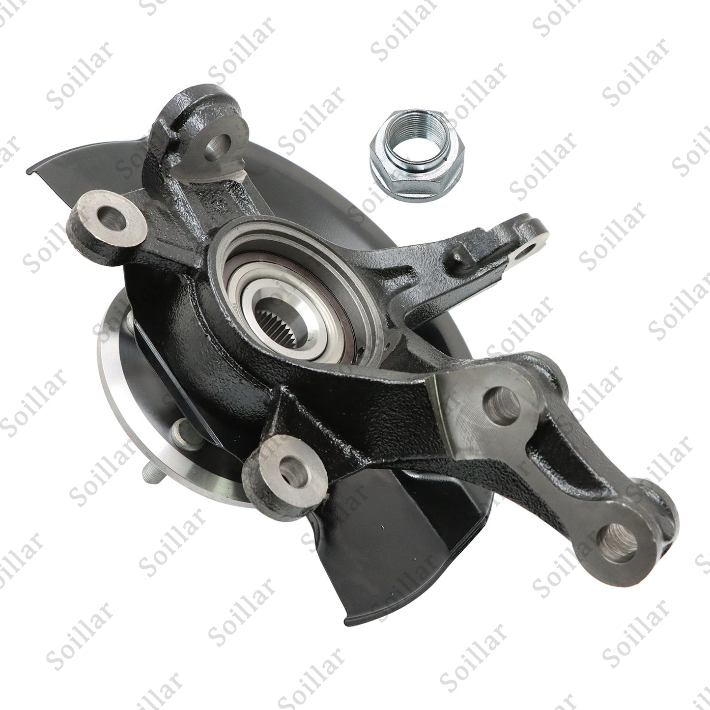 Front Left Steering Knuckle & Wheel Hub Bearing Assembly For Honda CR-V 2007-09