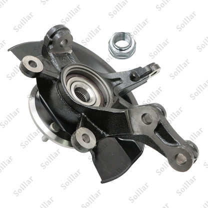 Front Left Steering Knuckle & Wheel Hub Bearing Assembly For Honda CR-V 2007-09
