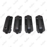 4pcs For Ford F150 2015-2020 Front And Rear Door Black Door Outer Handle