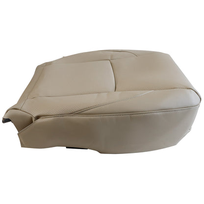 For 2007-2012 Lexus ES350 Driver Bottom Perforated Leather Seat Cover Tan