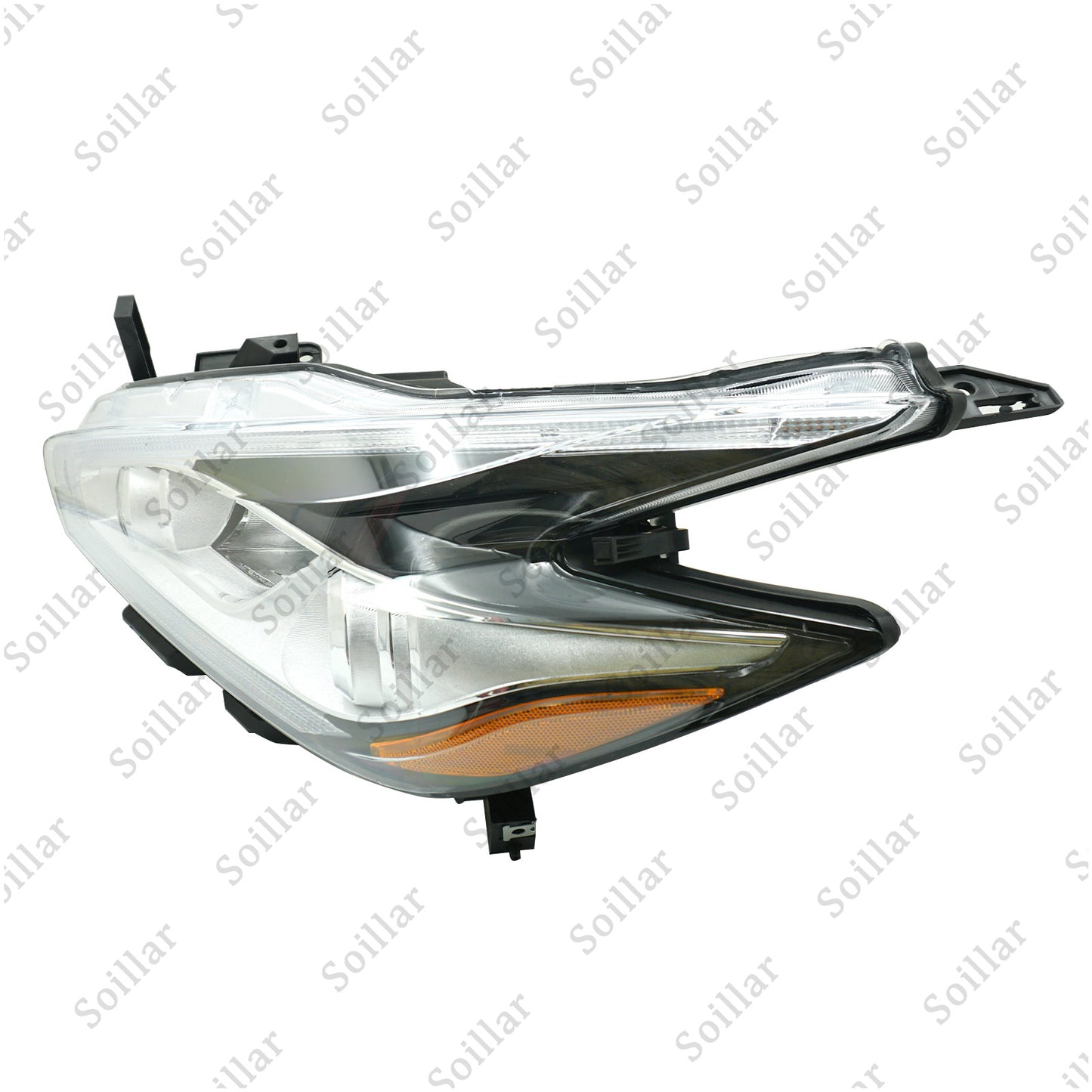 For 2015-2018 Nissan Murano Halogen Left Driver Side LED DRL Head Light Headlamp