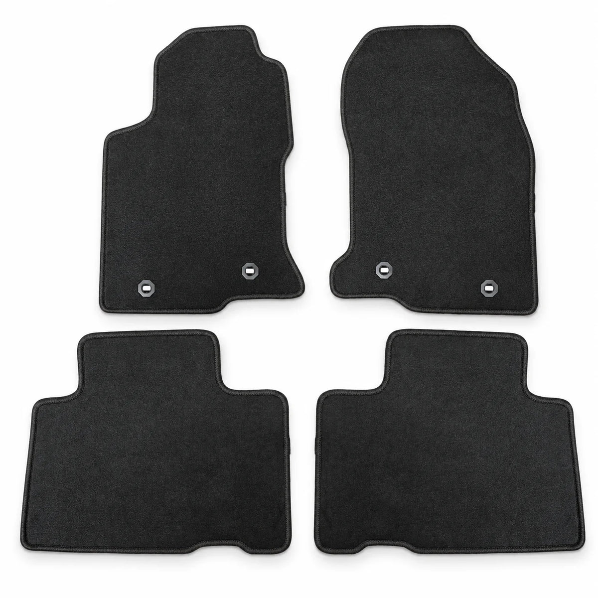 4-Door Floor Mats Carpet Velour Black For 2015-2021 Lexus NX200t NX300 NX300h