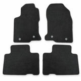 4-Door Floor Mats Carpet Velour Black For 2015-2021 Lexus NX200t NX300 NX300h
