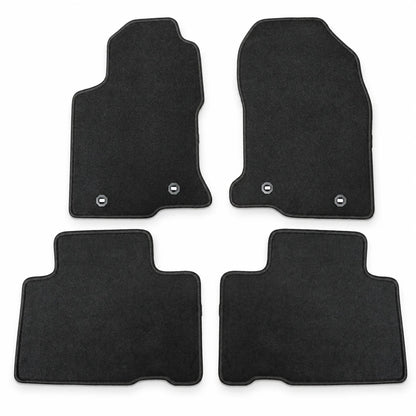 4-Door Floor Mats Carpet Velour Black For 2015-2021 Lexus NX200t NX300 NX300h