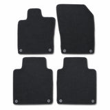 4PCS Floor Mats Carpet Front & Rear Velour Black For 2017-2023 Volvo S90
