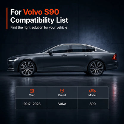 4PCS Floor Mats Carpet Front & Rear Velour Black For 2017-2023 Volvo S90